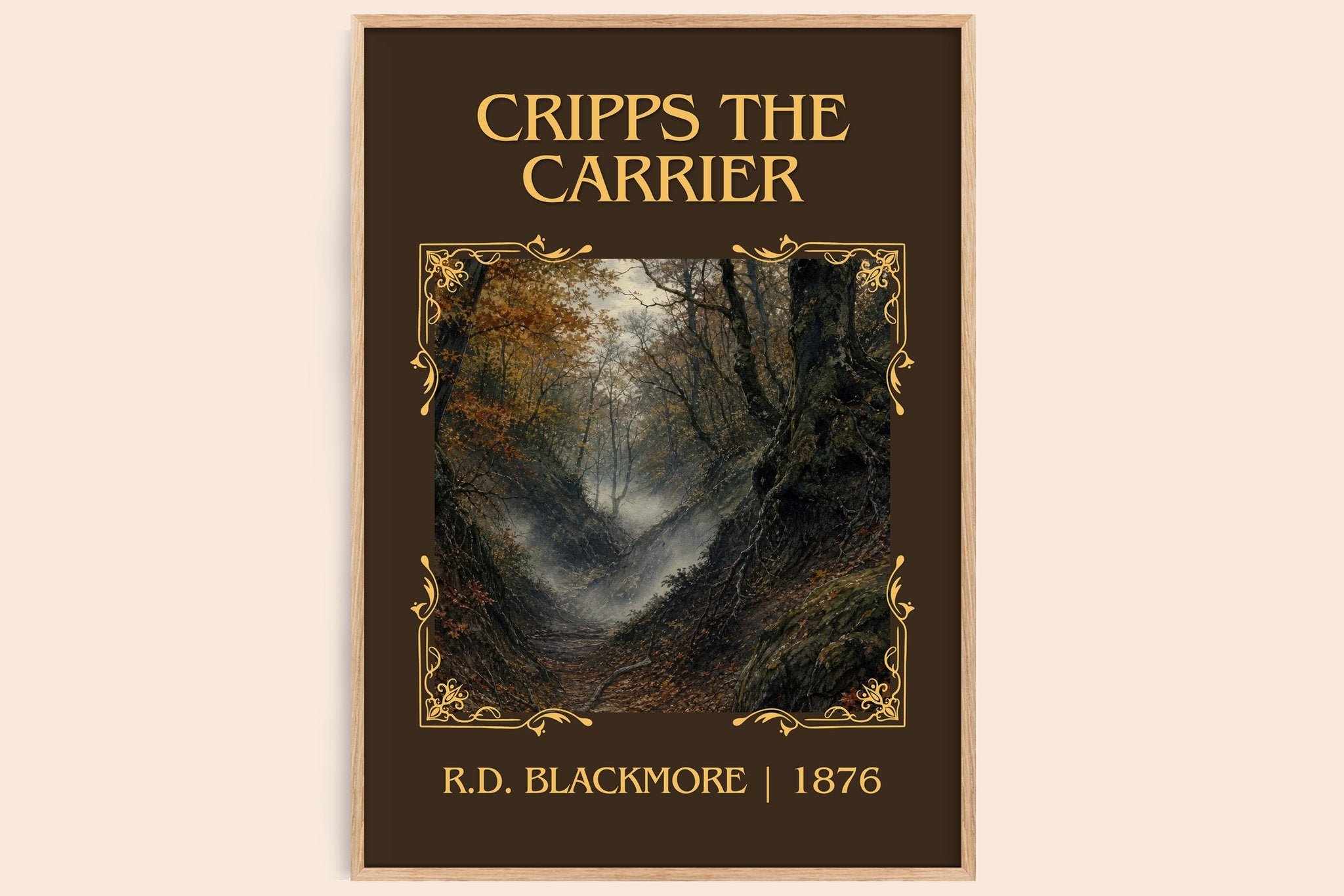 Cripps The Carrier Classic Book Art Print by R.D. Blackmore