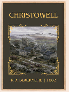 Christowell Classic Book Art Print by R.D. Blackmore – book poster
