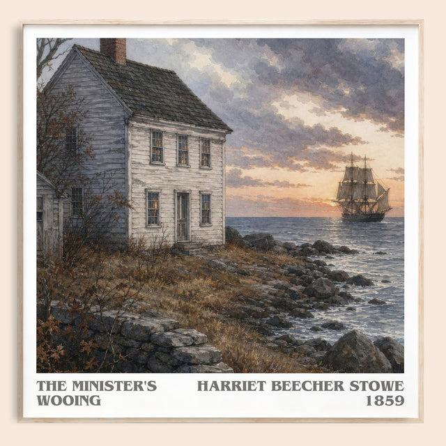 The Minister'S Wooing Literary Art Print by Harriet Beecher Stowe