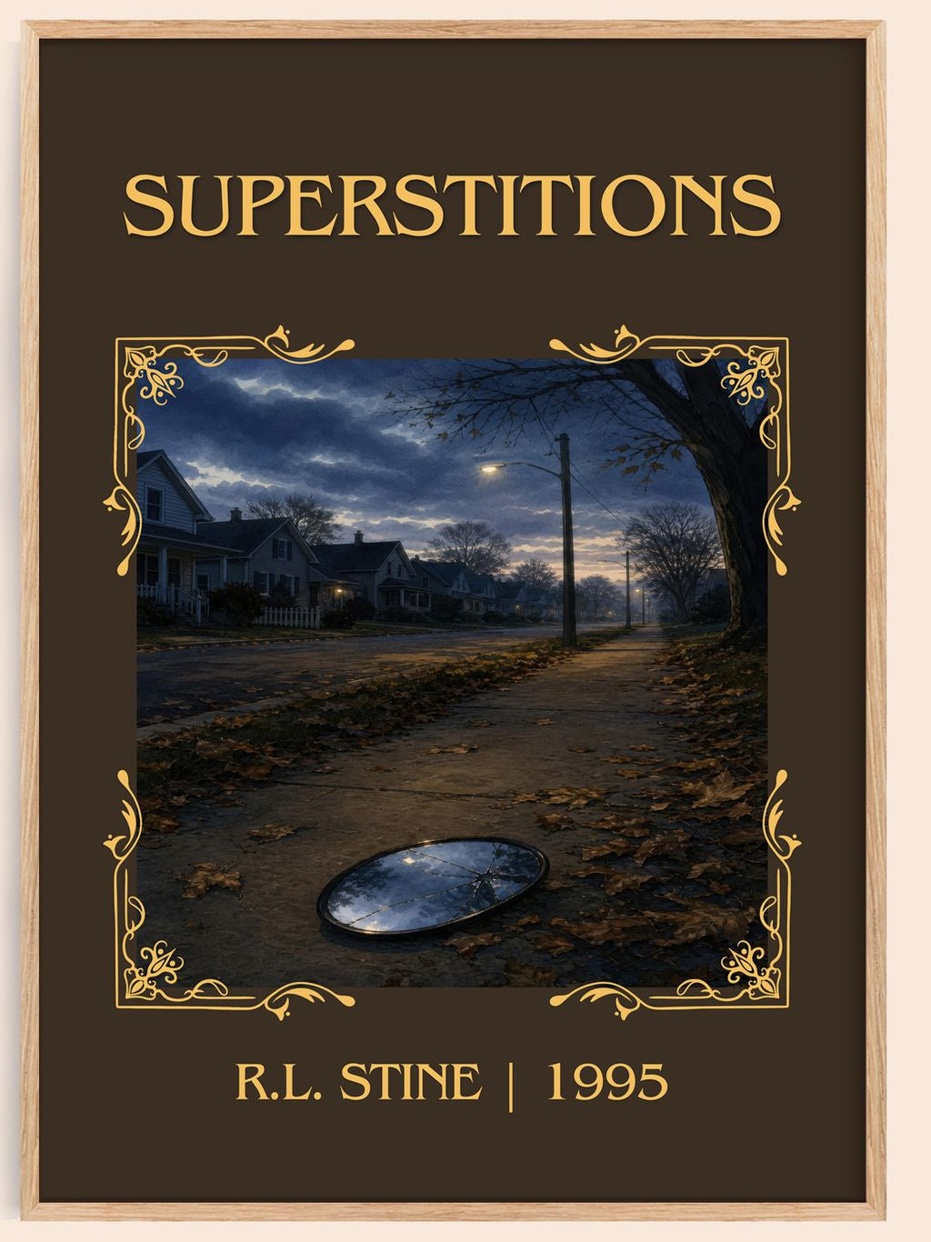 Superstitions Classic Book Art Print by R.L. Stine – book poster