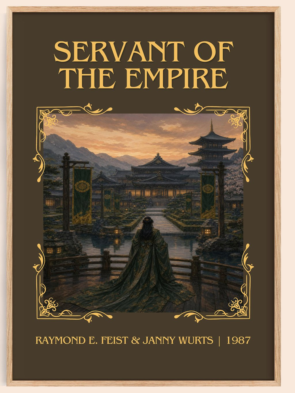 Servant Of The Empire Classic Book Art Print by R. Wurts – book poster