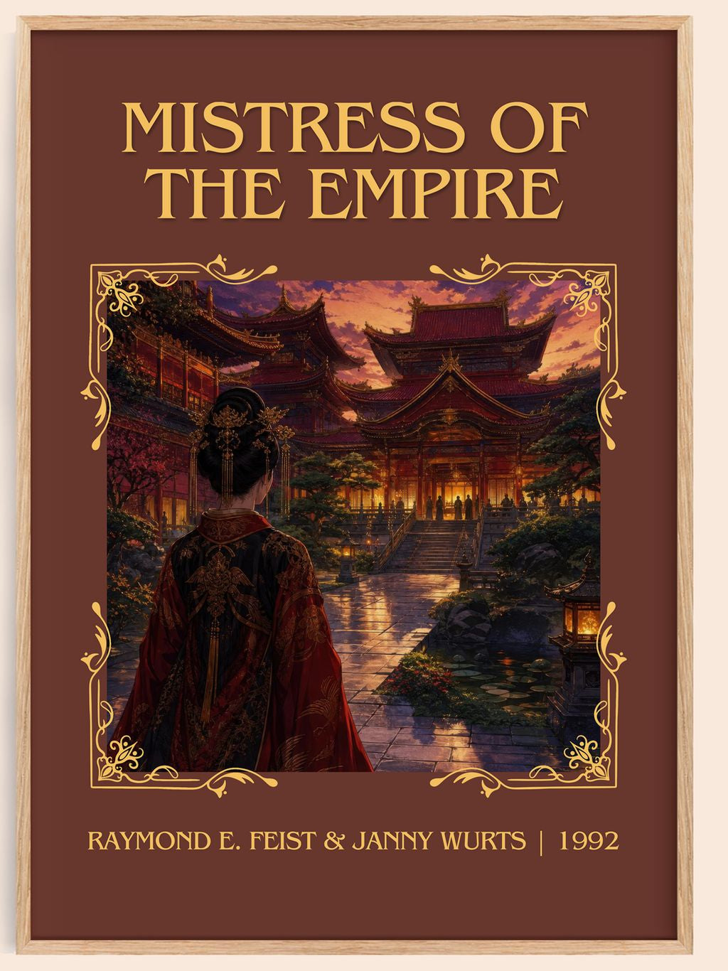 Mistress Of The Empire Classic Book Art Print by R. Wurts – book poster