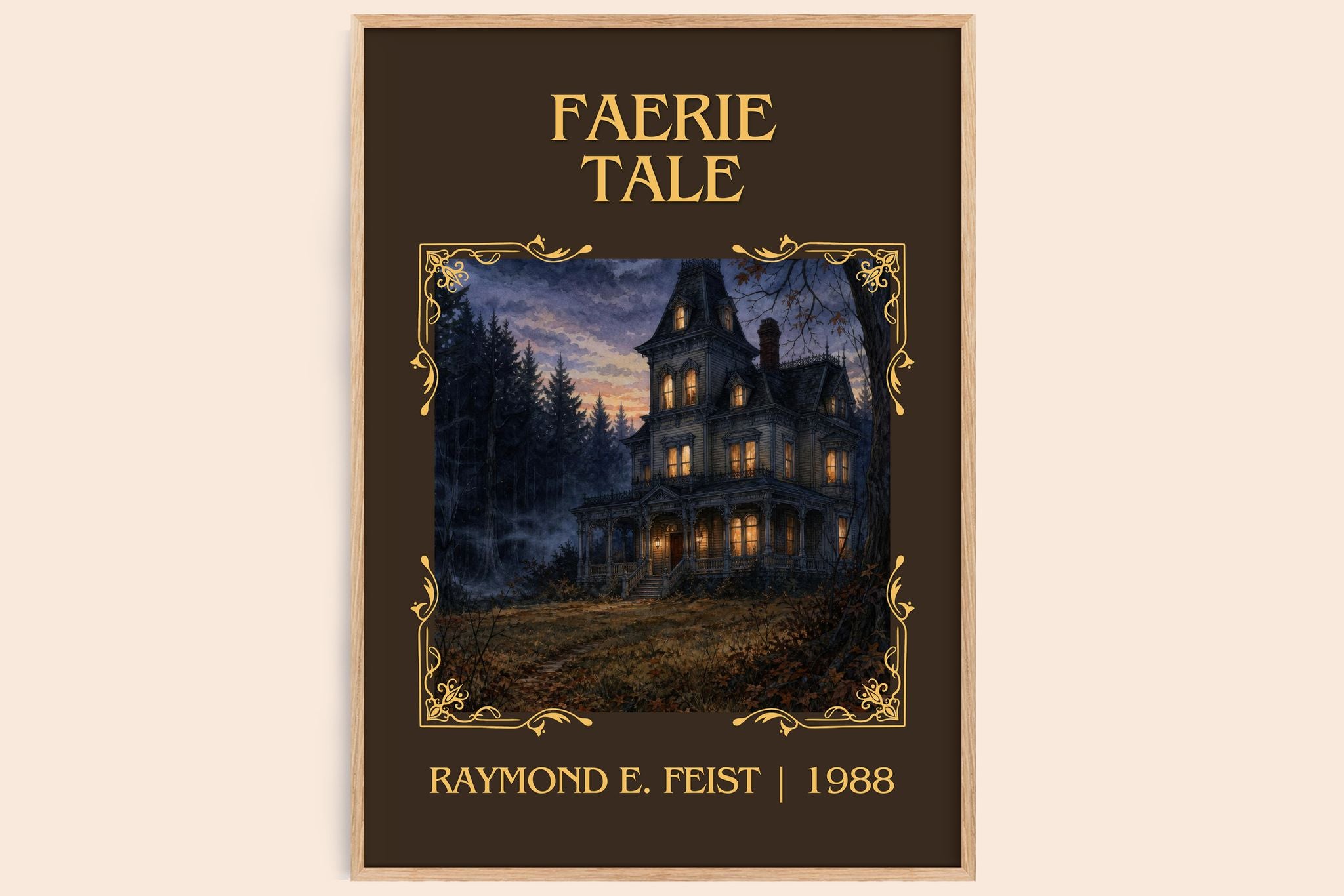 Faerie Tale Classic Book Art Print by Raymond E. Feist