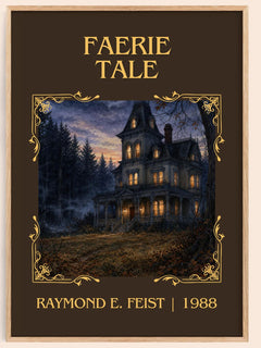Faerie Tale Classic Book Art Print by Raymond E. Feist – book poster