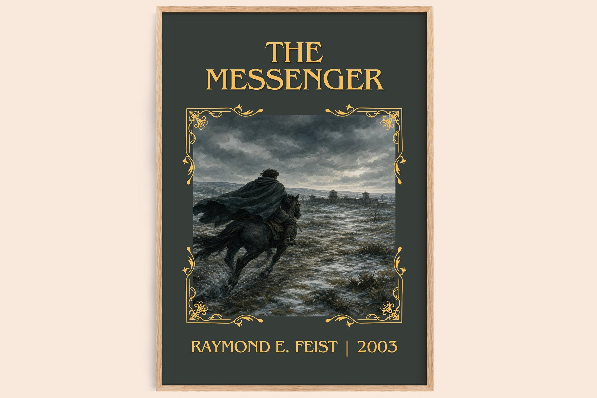 The Messenger Classic Book Art Print by Raymond E. Feist