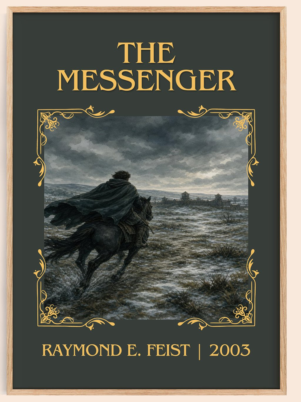 The Messenger Classic Book Art Print by Raymond E. Feist – book poster