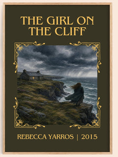 The Girl On The Cliff Classic Book Art Print by Rebecca Yarros – book poster