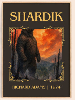 Shardik Classic Book Art Print by Richard Adams – book poster