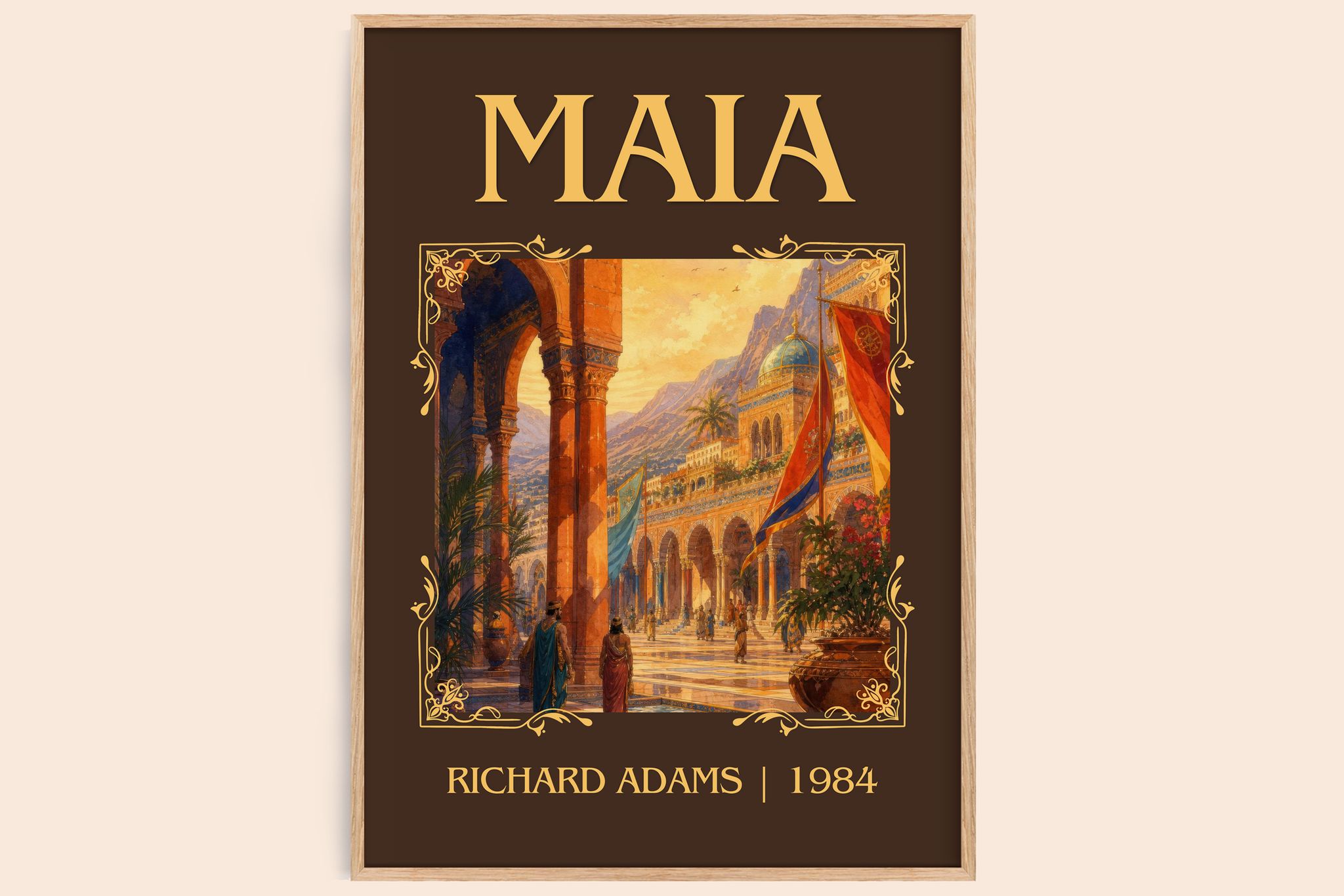 Maia Classic Book Art Print by Richard Adams
