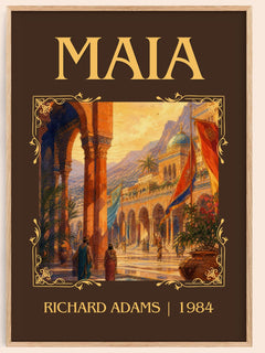 Maia Classic Book Art Print by Richard Adams – book poster