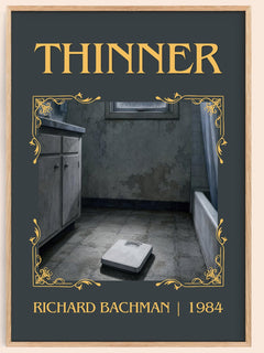 Thinner Classic Book Art Print by Richard Bachman – book poster