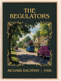 The Regulators Classic Book Art Print by Richard Bachman – book poster