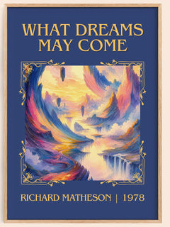 What Dreams May Come Classic Book Art Print by Richard Matheson – book poster
