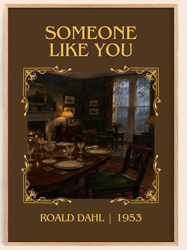 Someone Like You Classic Book Art Print by Roald Dahl