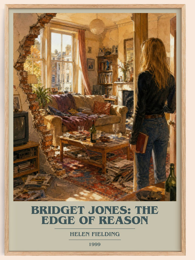 Bridget Jones: The Edge Of Reason Book Cover Poster by Helen Fielding