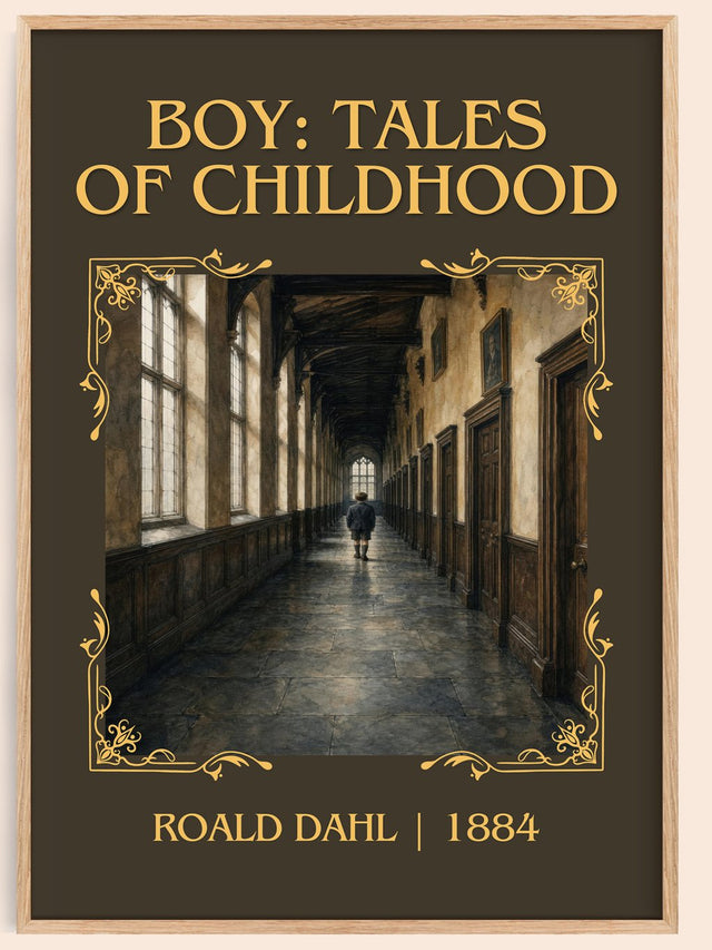 Boy: Tales Of Childhood Classic Book Art Print by Roald Dahl