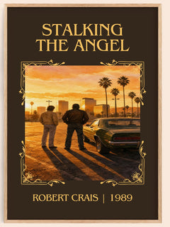 Stalking The Angel Classic Book Art Print by Robert Crais – book poster