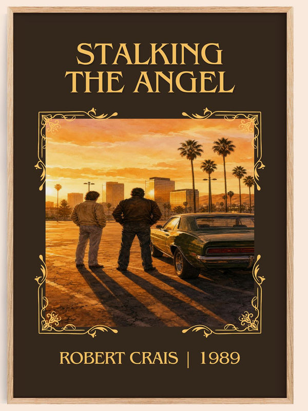 Stalking The Angel Classic Book Art Print by Robert Crais – book poster