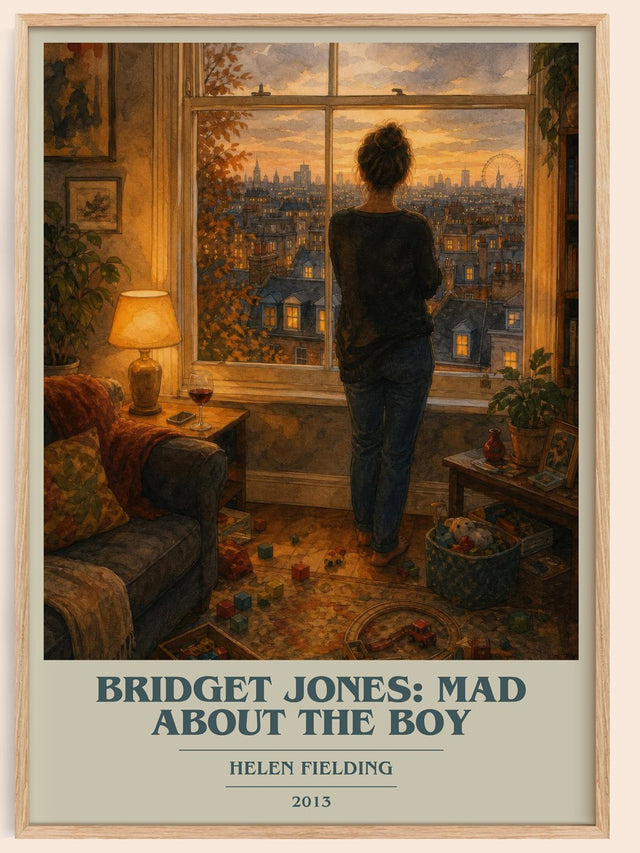 Bridget Jones: Mad About The Boy Book Cover Poster by Helen Fielding