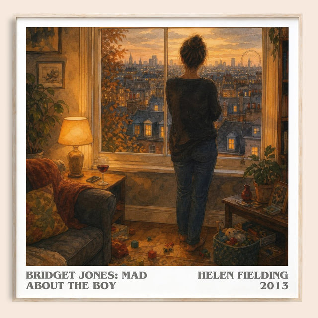Bridget Jones: Mad About The Boy Literary Art Print by Helen Fielding