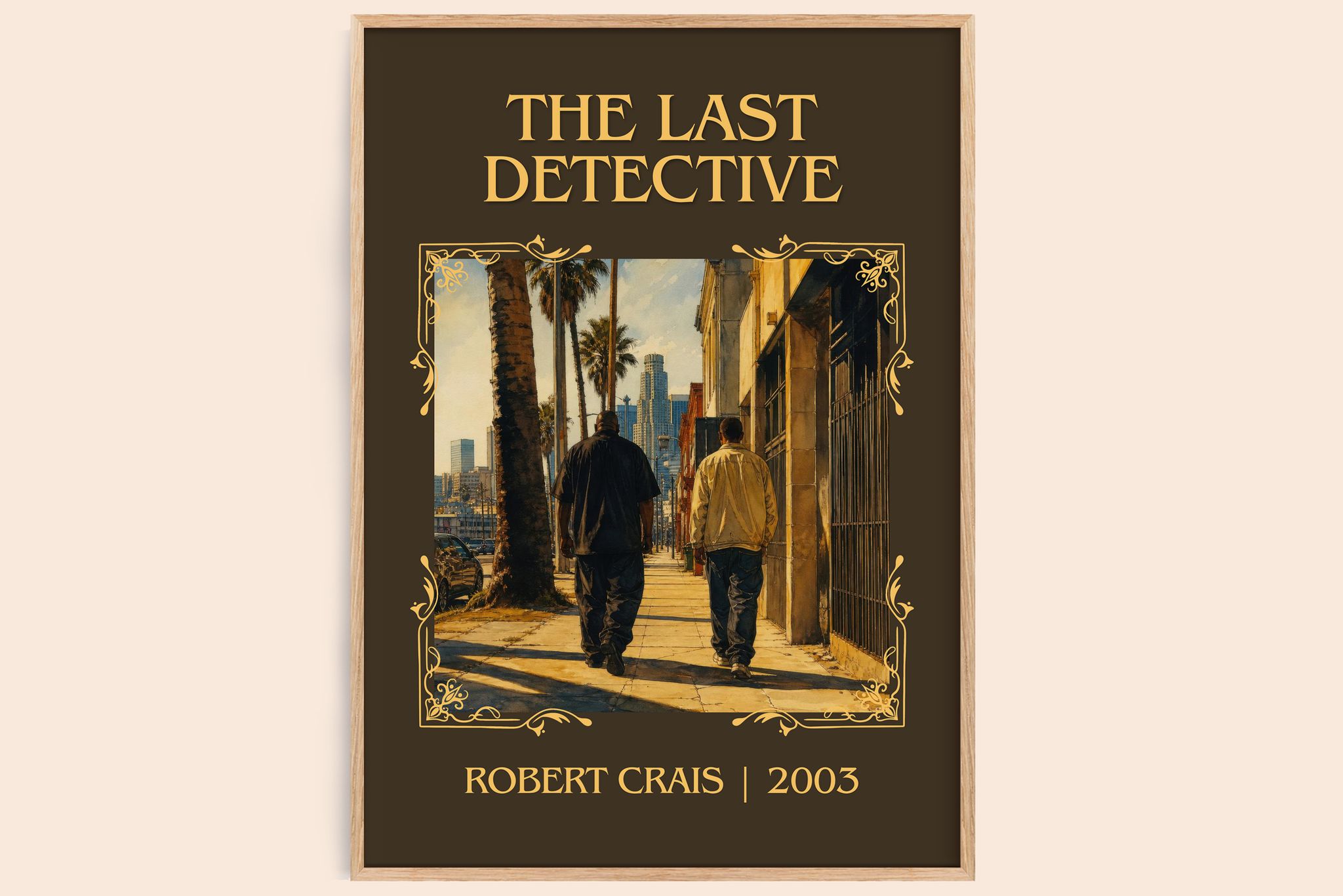 The Last Detective Classic Book Art Print by Robert Crais