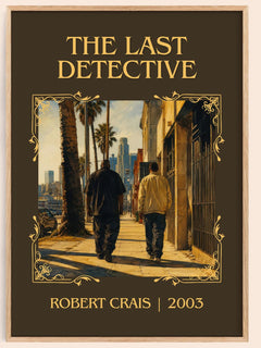 The Last Detective Classic Book Art Print by Robert Crais – book poster