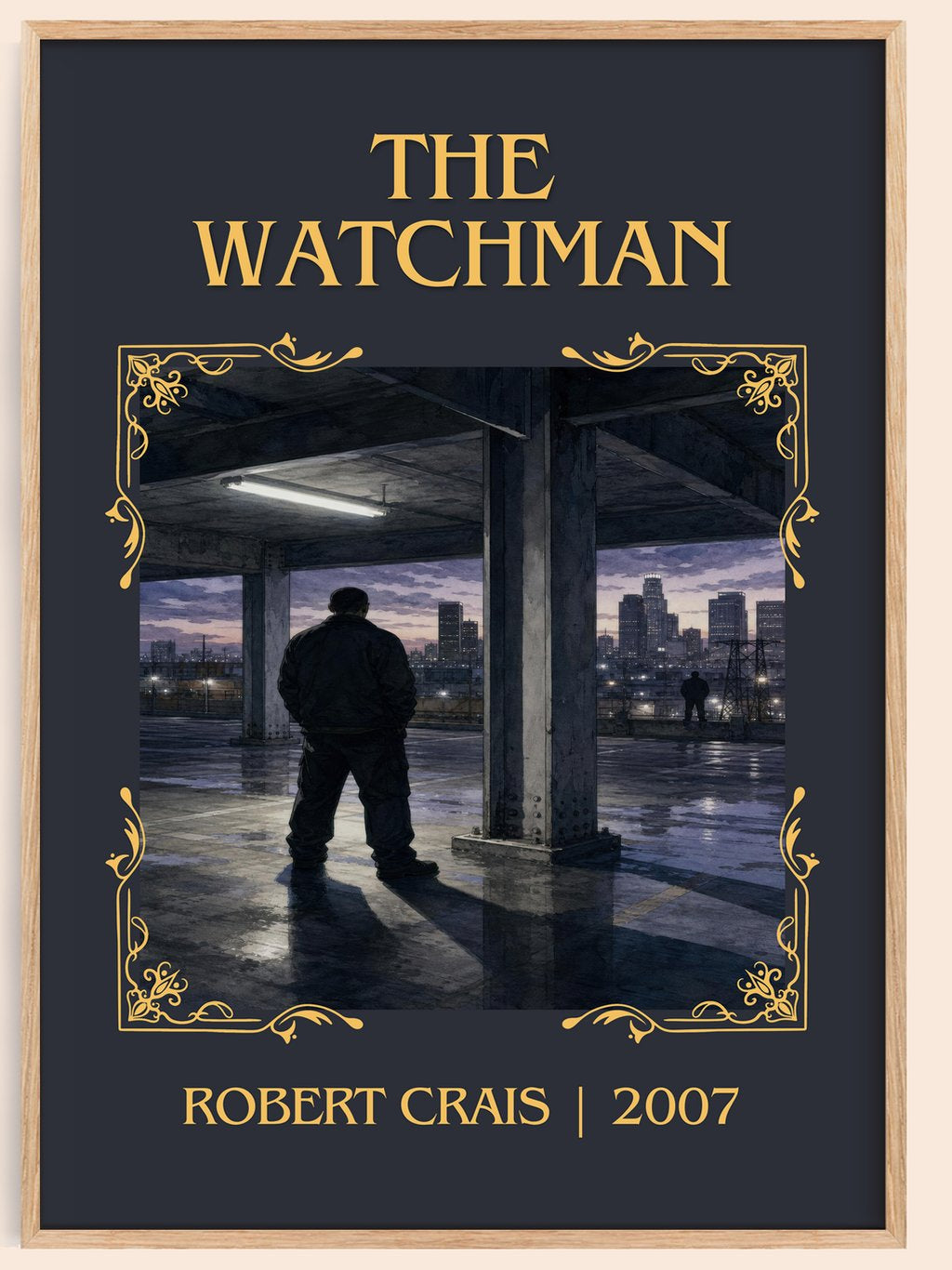 The Watchman Classic Book Art Print by Robert Crais – book poster