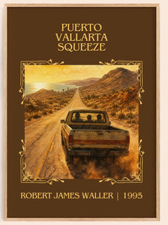 Puerto Vallarta Squeeze Classic Book Art Print by Robert James Waller – book poster