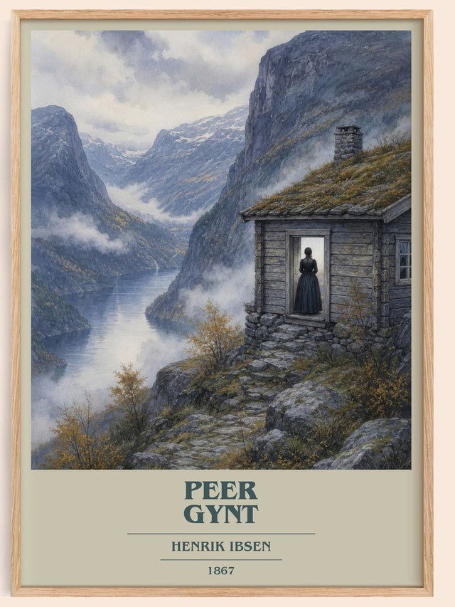 Peer Gynt Book Cover Poster by Henrik Ibsen