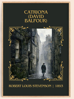 Catriona (David Balfour) Classic Book Art Print by R. Stevenson – book poster