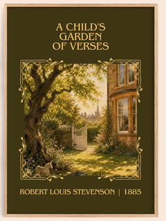 Child's Garden Of Verses Classic Book Art Print by R. Stevenson – book poster