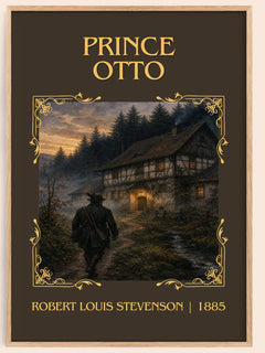 Prince Otto Classic Book Art Print by Robert Louis Stevenson – book poster