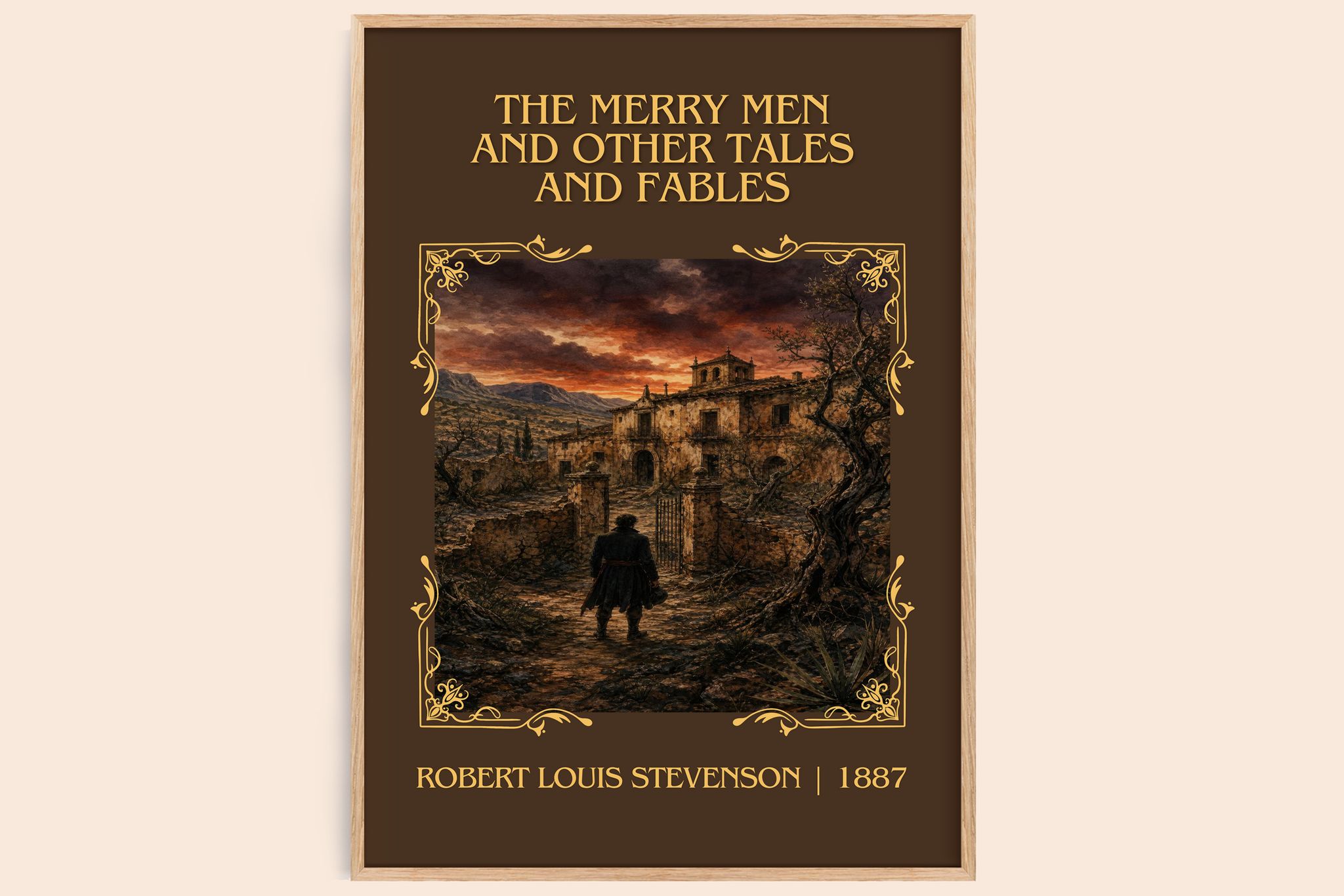 The Merry Men And Other Tales And Fables Classic Book Art Print by Robert Louis Stevenson