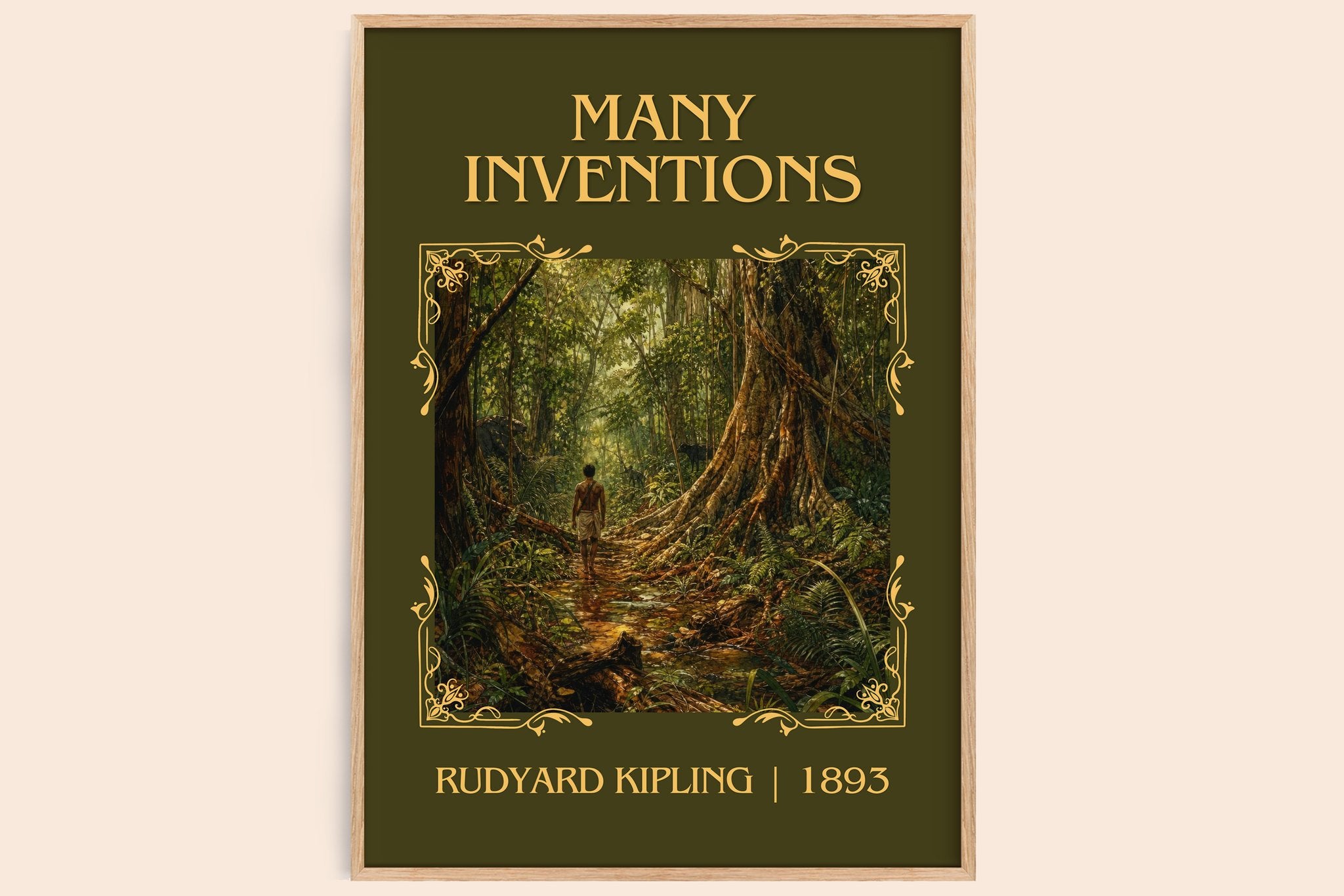 Many Inventions Classic Book Art Print by Rudyard Kipling