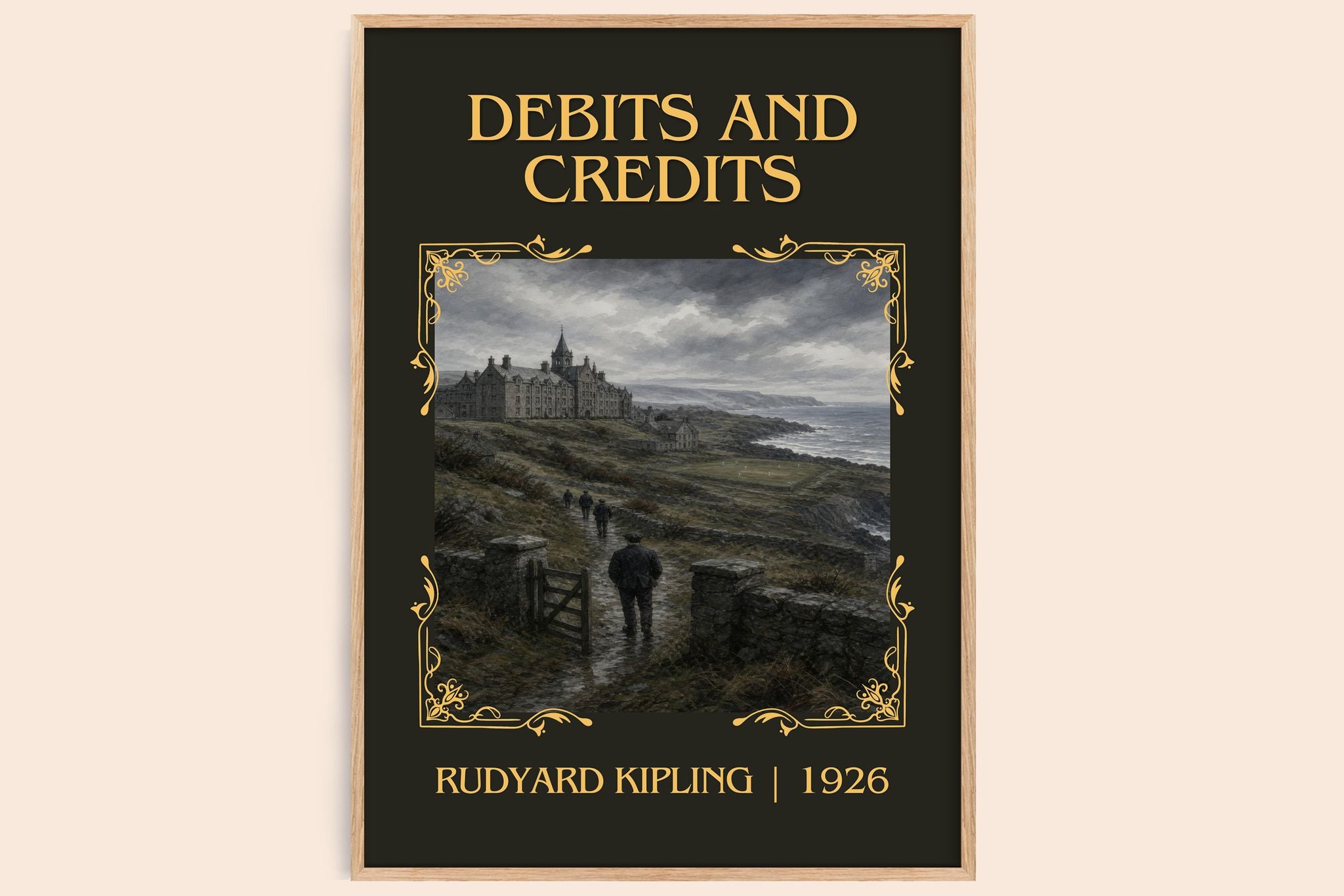 Debits And Credits Classic Book Art Print by Rudyard Kipling