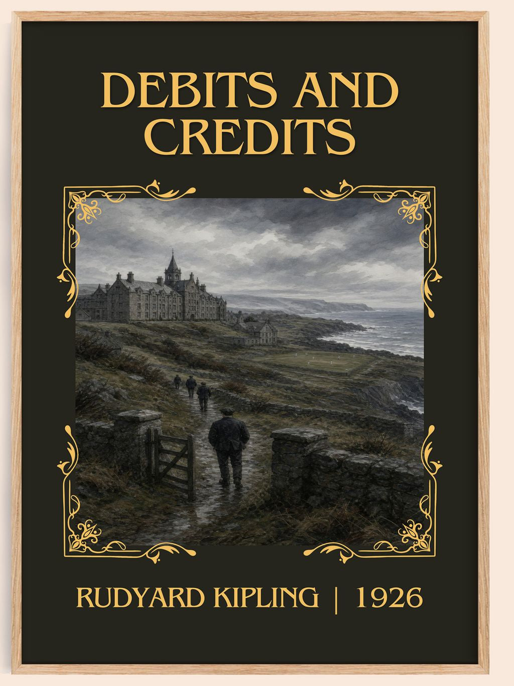 Debits And Credits Classic Book Art Print by Rudyard Kipling – book poster