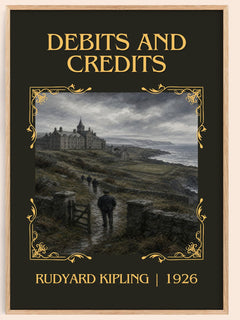 Debits And Credits Classic Book Art Print by Rudyard Kipling – book poster