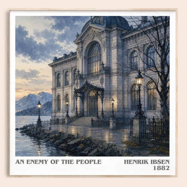 An Enemy Of The People Literary Art Print by Henrik Ibsen