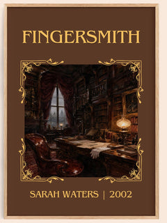 Fingersmith Classic Book Art Print by Sarah Waters – book poster
