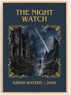 The Night Watch Classic Book Art Print by Sarah Waters – book poster