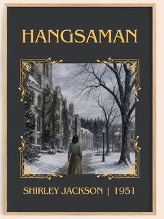 Hangsaman Classic Book Art Print by Shirley Jackson – book poster