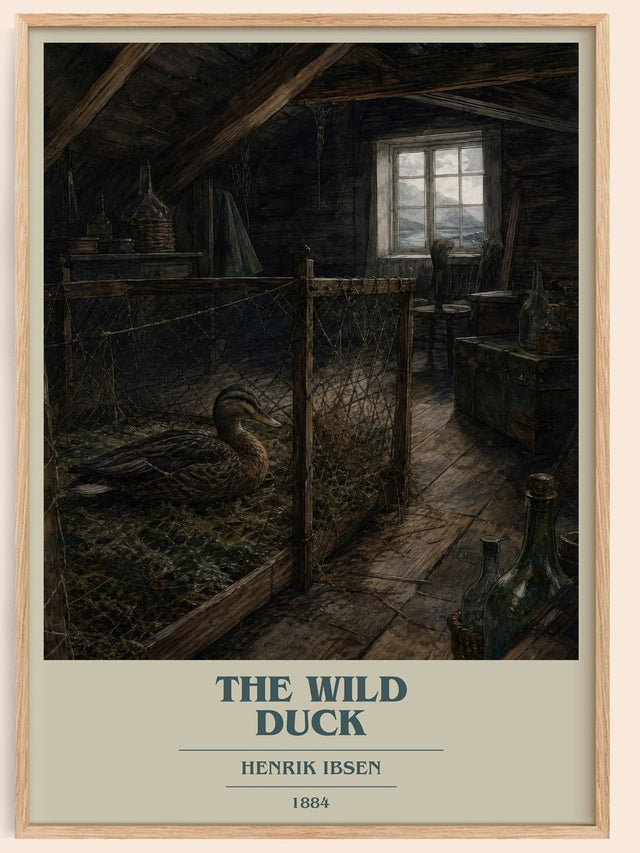 The Wild Duck Book Cover Poster by Henrik Ibsen