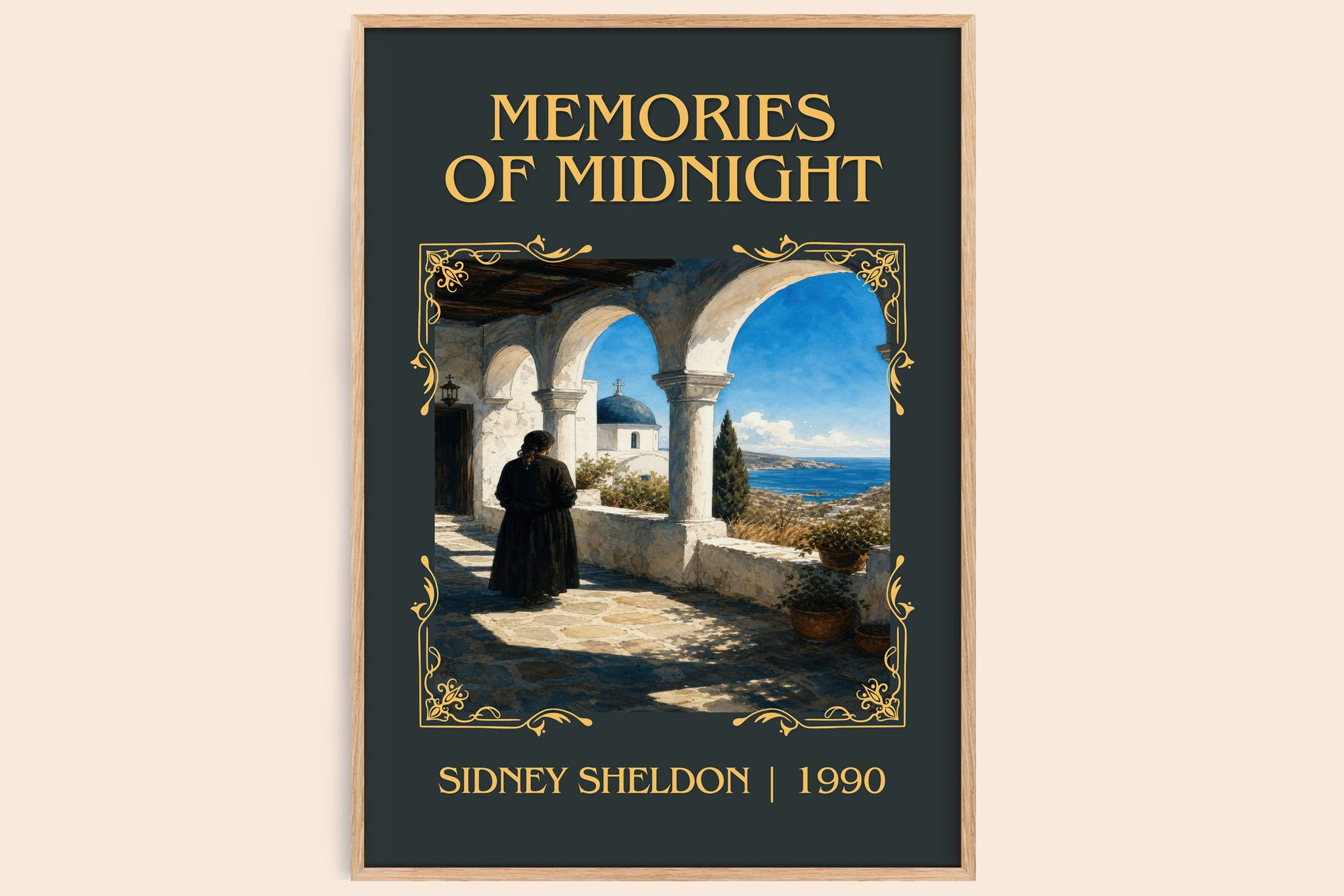 Memories Of Midnight Classic Book Art Print by Sidney Sheldon