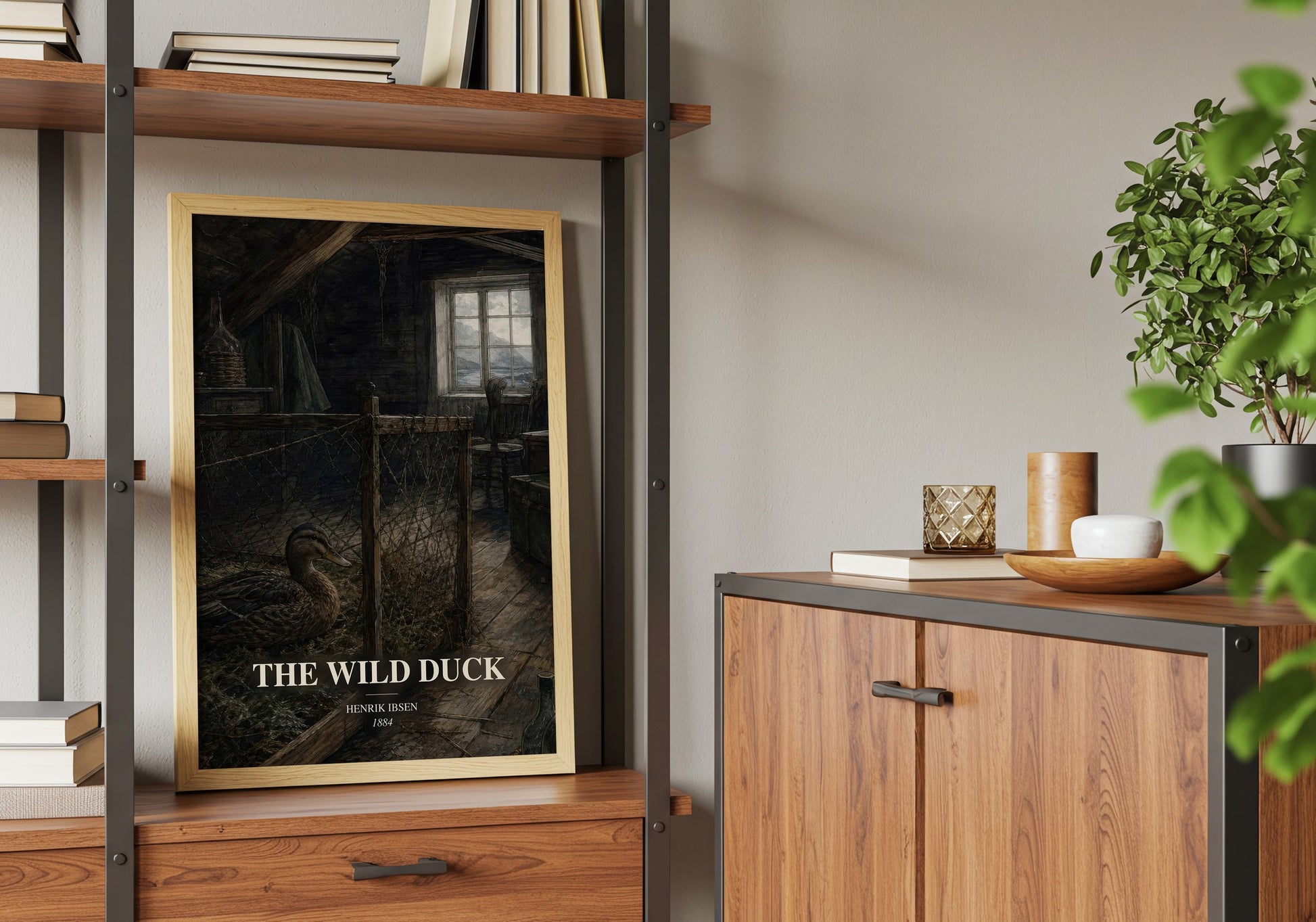 The Wild Duck book watercolour illustration paper finish options – matte satin gloss