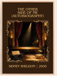 Other Side Of Me (Autobiography) Classic Book Art Print by S. Sheldon – book poster