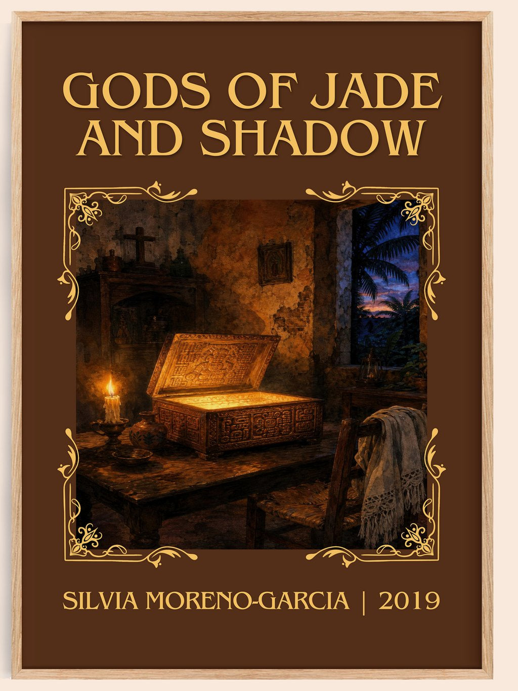Gods Of Jade And Shadow Classic Book Art Print by Silvia Moreno-Garcia – book poster