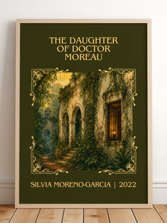 Daughter Of Doctor Moreau Classic Book Art Print by S. Moreno-Garcia – framed print leaning on a wooden floor