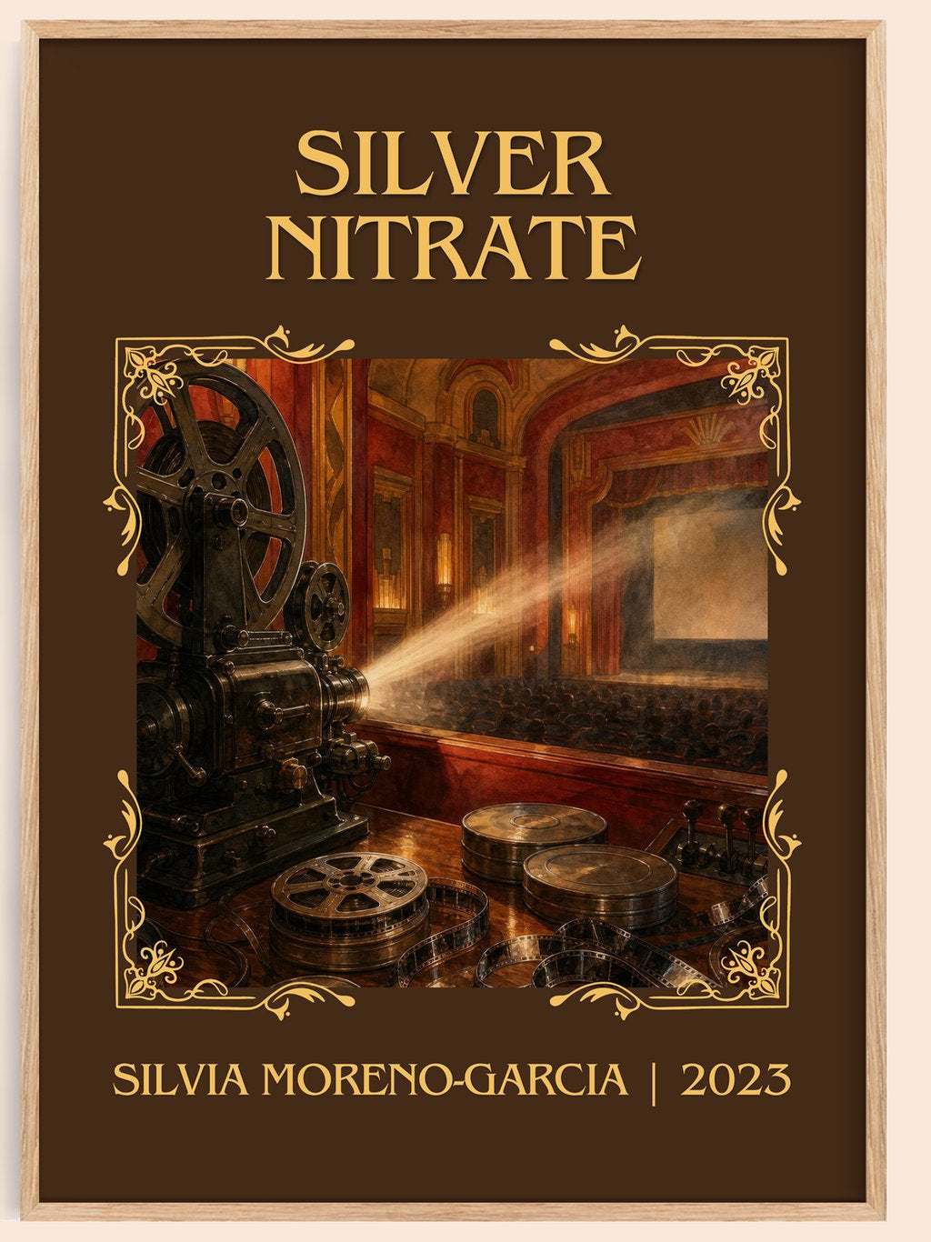 Silver Nitrate Classic Book Art Print by Silvia Moreno-Garcia – book poster