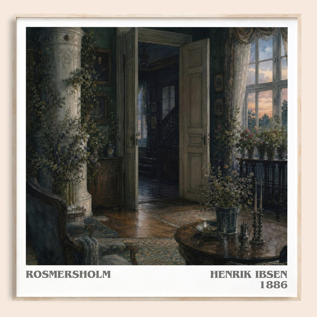 Rosmersholm Literary Art Print by Henrik Ibsen