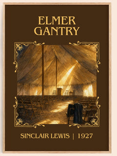 Elmer Gantry Classic Book Art Print by Sinclair Lewis – book poster